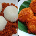 Kuih Pulut Serunding Kelapa: Lembut, Berlemak Manis Dan Pedas