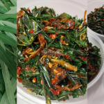 Pucuk Ubi Goreng Cili Api, Buat Stok Tahan 2 Minggu