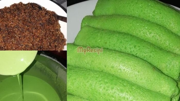 cara buat kuih ketayap