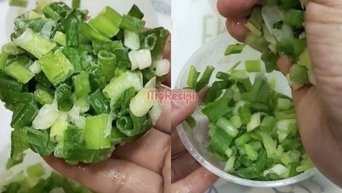 cara simpan daun bawang