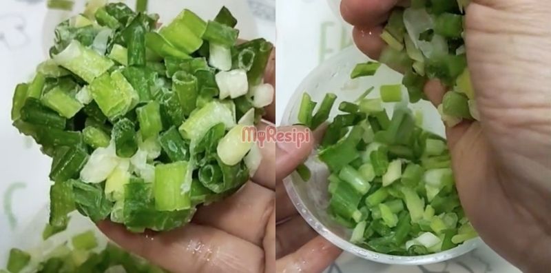 cara simpan daun bawang