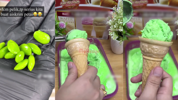 aiskrim petai