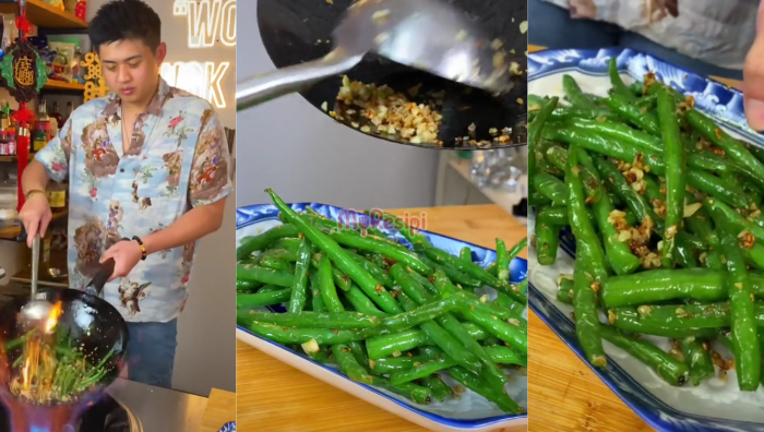 garlic green beans