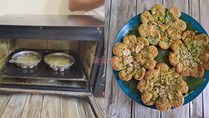 kuih bakar pandan