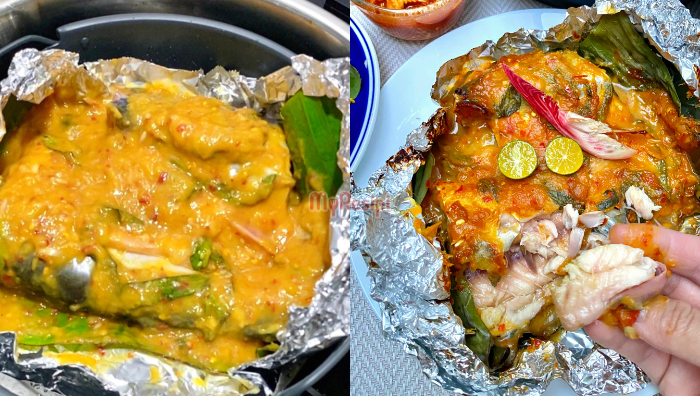 pais tempoyak ikan patin
