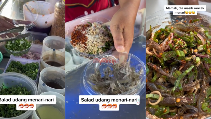 salad udang menari