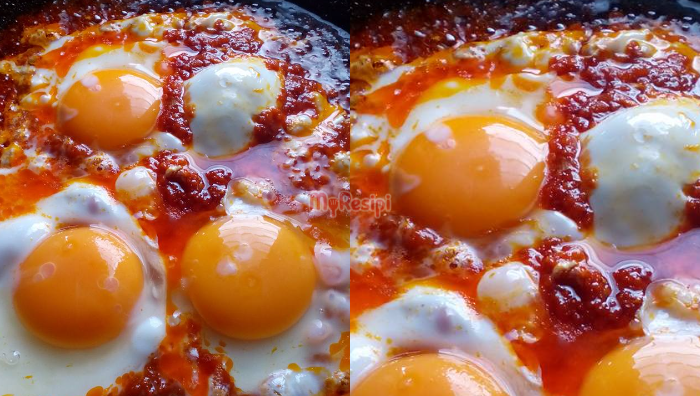 sambal tumis telur pecah