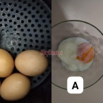 Cara Buat Telur Separuh Masak Guna Air Fryer, Memang Menjadi!