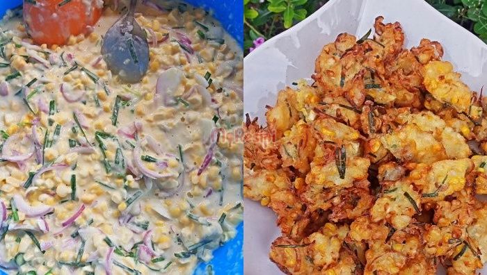 resepi cucur jagung
