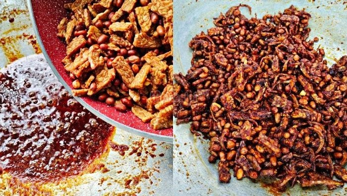 sambal tempe ikan bilis