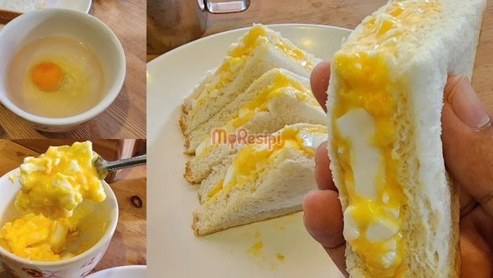 sandwic telur ekspres