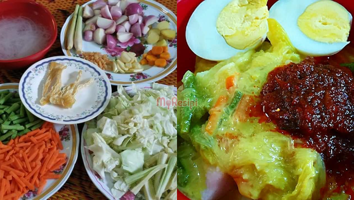 kuah lemak lontong