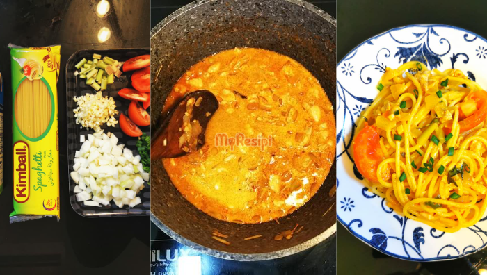 Spaghetti Tomyam Pedas Creamy