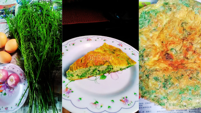 telur dadar cha om