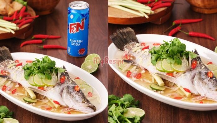 ikan kukus aiskrim soda