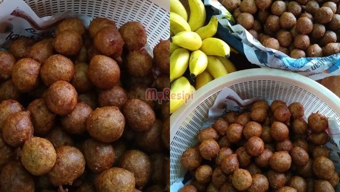 cara buat cekodok pisang