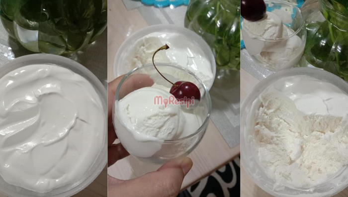 aiskrim vanilla homemade
