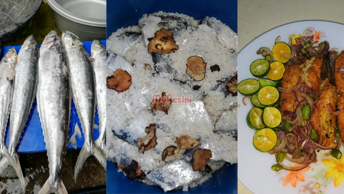 jeruk ikan masin tenggiri