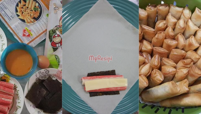 popia crab seaweed