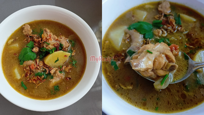 sup ayam pekat berempah