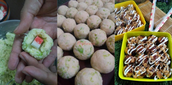 Takoyaki Versi Melayu Tanpa Acuan Sekali Dengan Resipi Sos