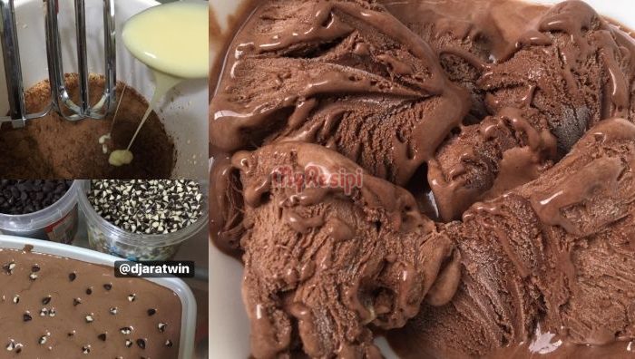 resepi aiskrim milo