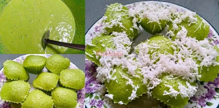 Resepi Apam Nasi Pandan Guna Sukatan Cawan, Gebu Gebas!