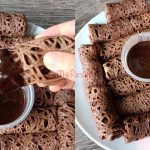 Cara Buat Roti Jala Coklat Yang Lembut & Kurang Manis, Siap Ada Sos Cicah!