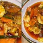 Resipi Udang Masak Merah Stail Thai, Kalau Kering Idea Boleh Cuba Masak Ini