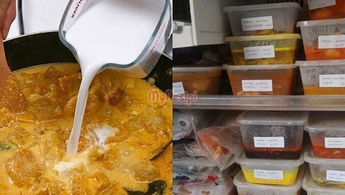 cara simpan lauk lebihan