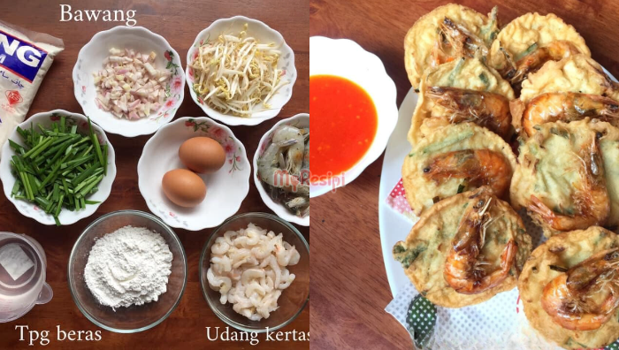 tip cucur udang