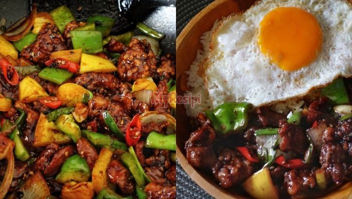 daging masak black pepper