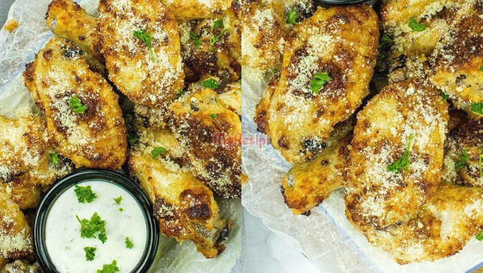 kepak ayam crispy garlic