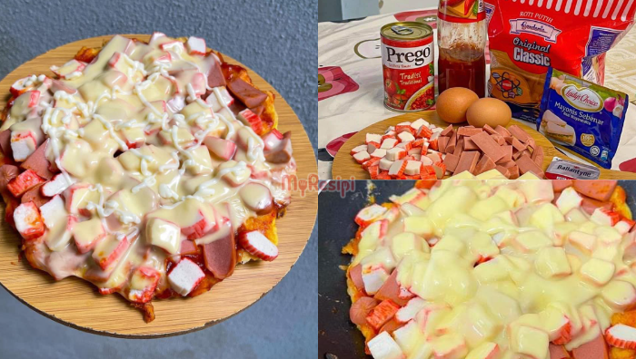 piza roti tanpa bakar