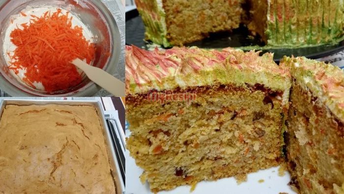 resepi kek carrot