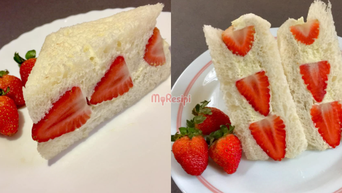 sandwich strawberry