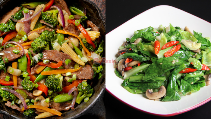 tip sayur cantik berkilat