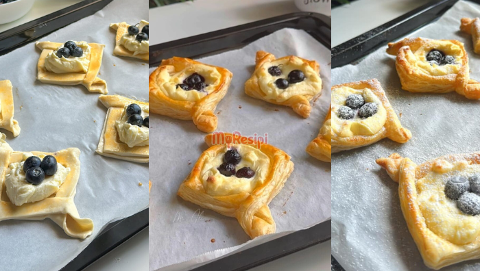 Blueberry Cream Cheese Danish