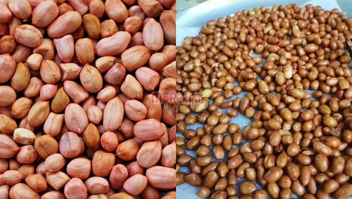 cara goreng kacang tanah