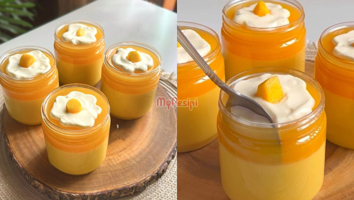 puding lapis mangga