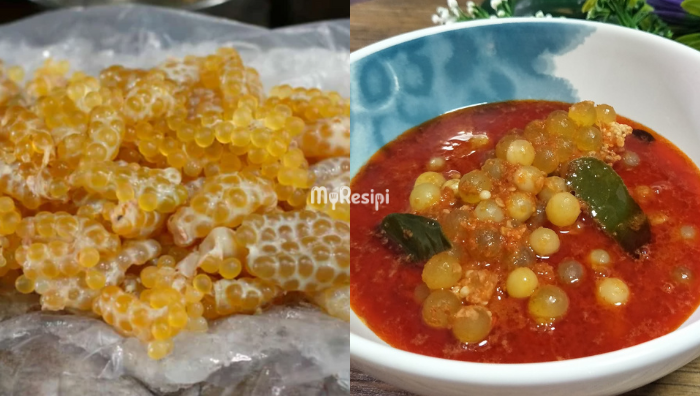 asam pedas telur ikan mayong
