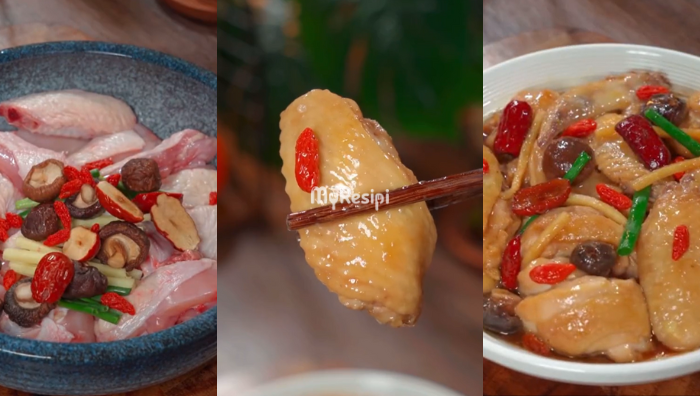 ayam masak cendawan shitake