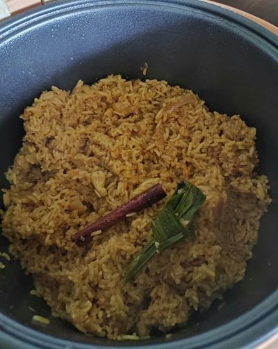 cara masak nasi beriani
