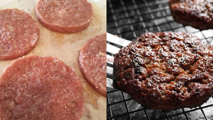 daging burger homemade