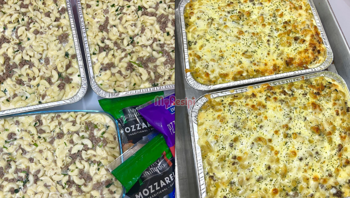 macaroni daging keju