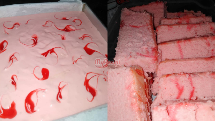 kek yogurt cheese strawberry