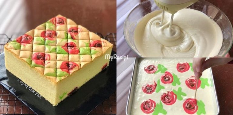 Kek Marble Jelita Sedap Mudah Ada Bahan Rahsia Wajib Letak