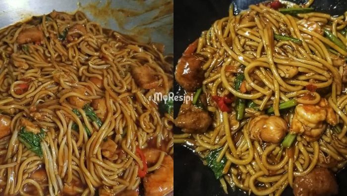 resepi mee goreng basah