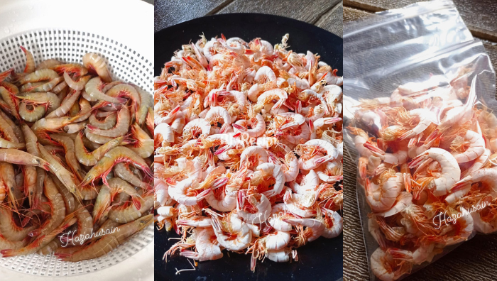 udang kering buat sendiri