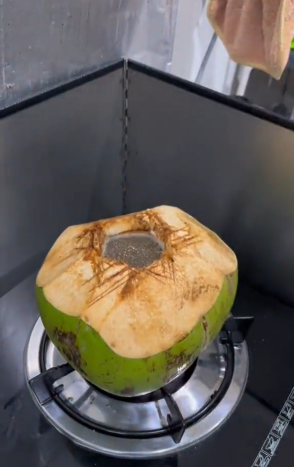 resipi air kelapa bakar